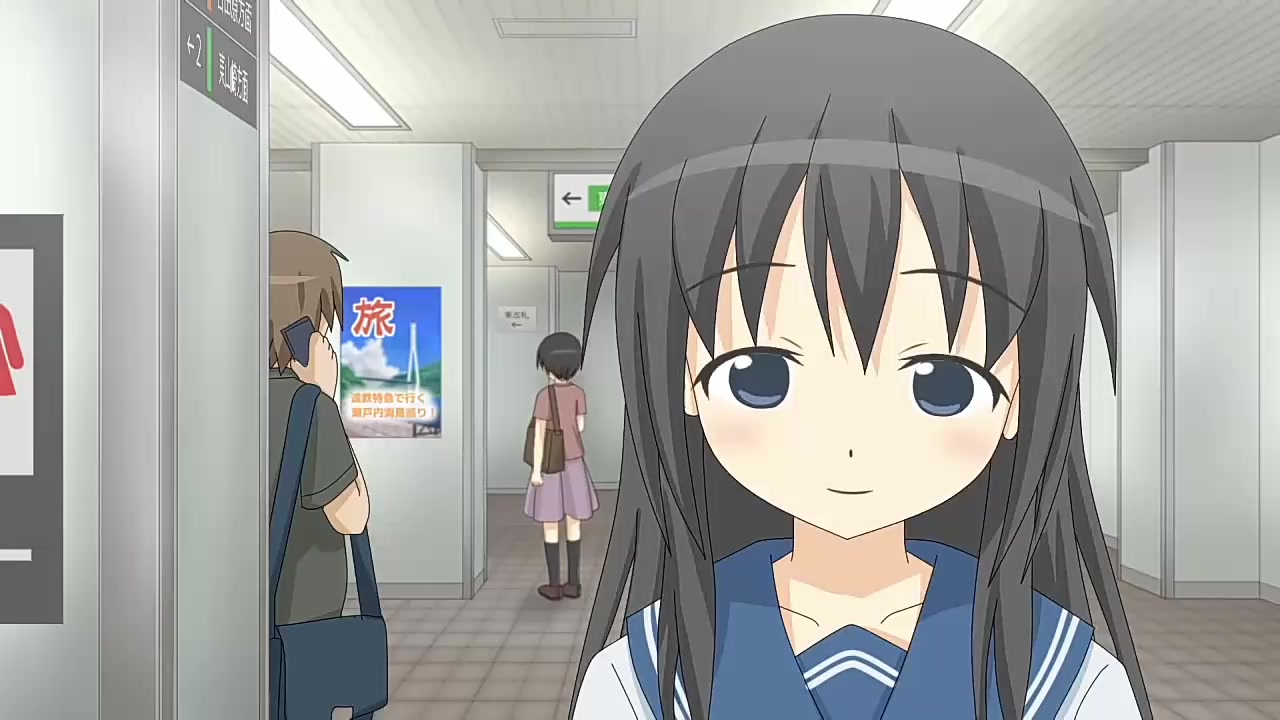 Anime girl pee in the train(train)