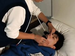 Asian guy tied and gagged