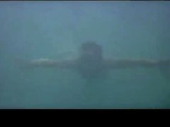 Man Swims Naked Skinny-dipping