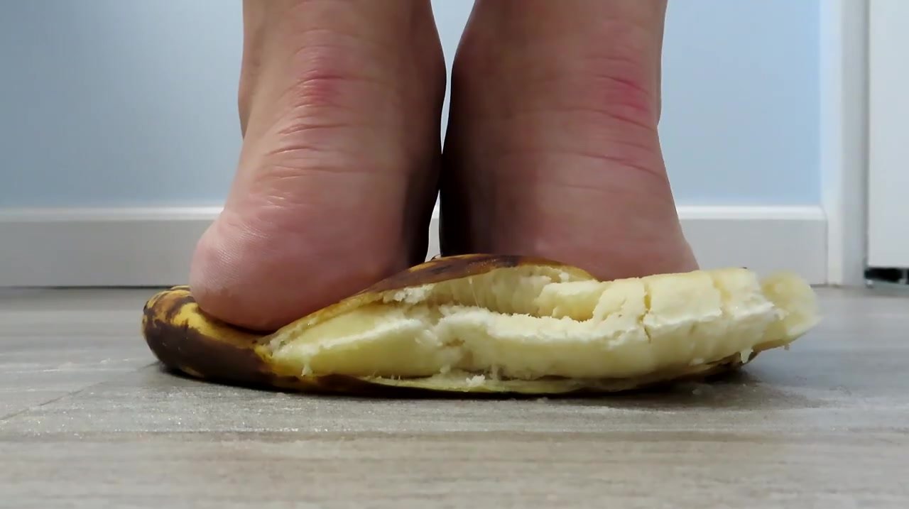 Barefoot fruit crush - video 3