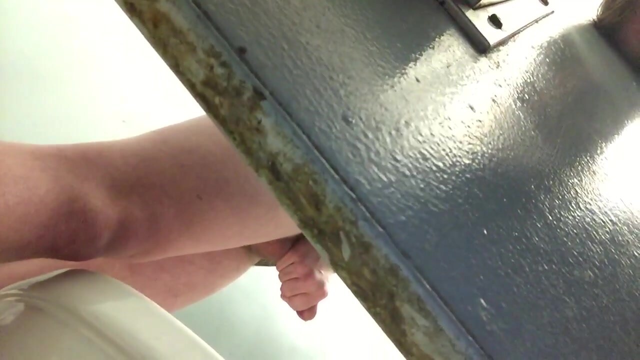Caught Dude Cuming Twice In Mens Room Stall