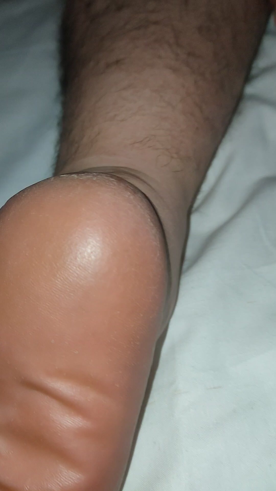 Boyfriend sleeping feet