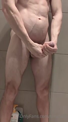Jerking my thick cock till I cum