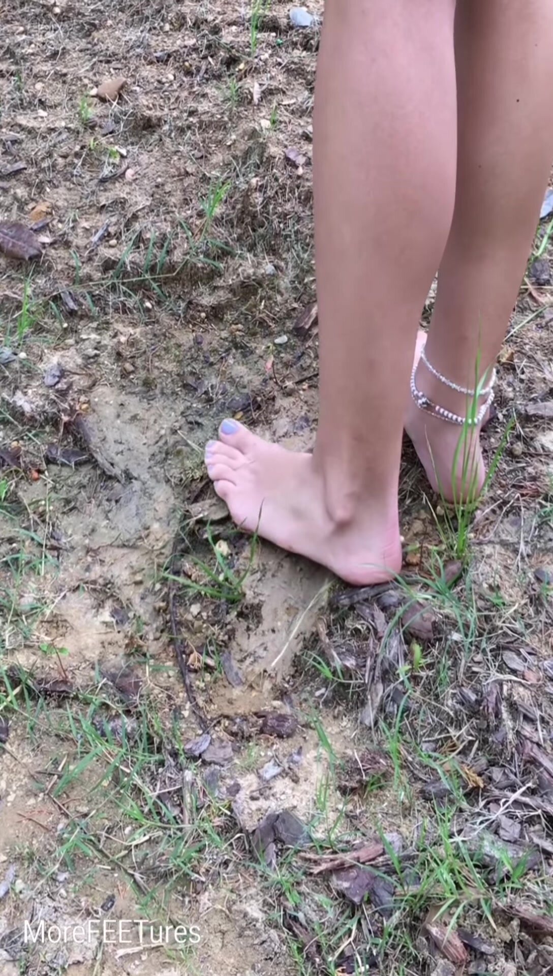 dirty muddy feet