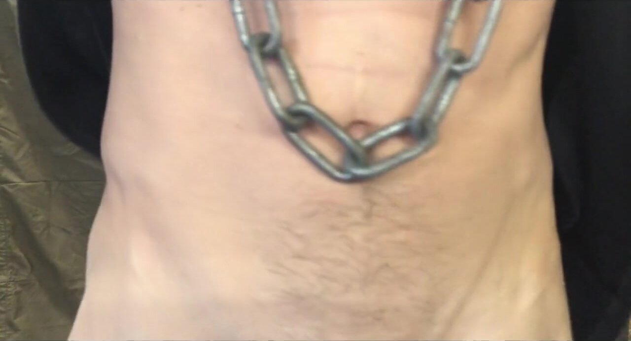 "Kneel down under my balls"