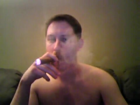 Hot army cigar lad smoking 2