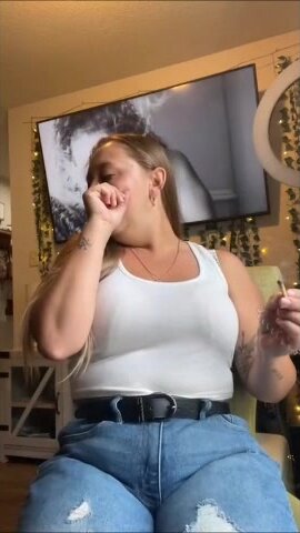 Sick camgirl coughing a lot - video 98