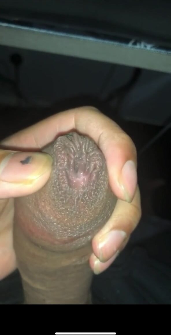 wet foreskin jerking off
