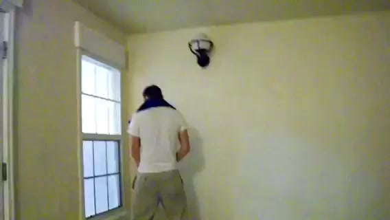 Young American lad pissing
