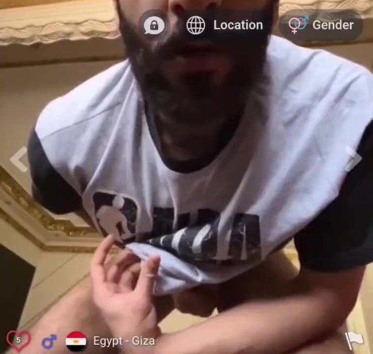 Egyptian man show his dick