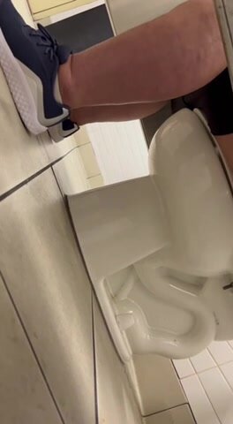 BBW shitting in toilet spy