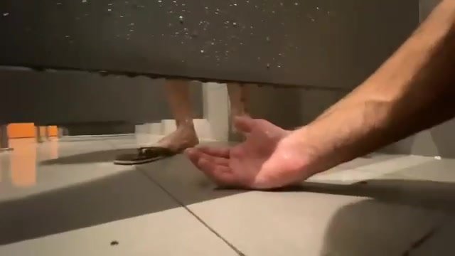 Understall at the gym shower