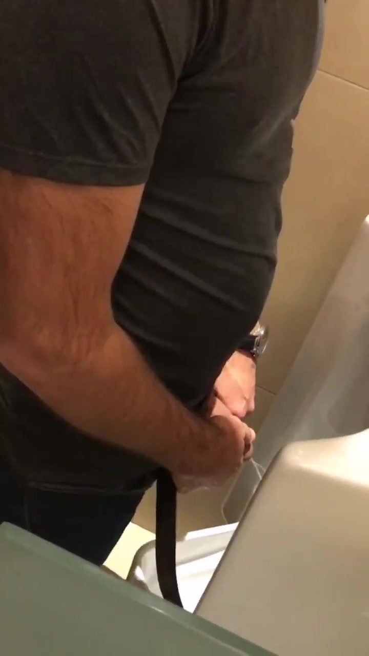 Guy in urinal