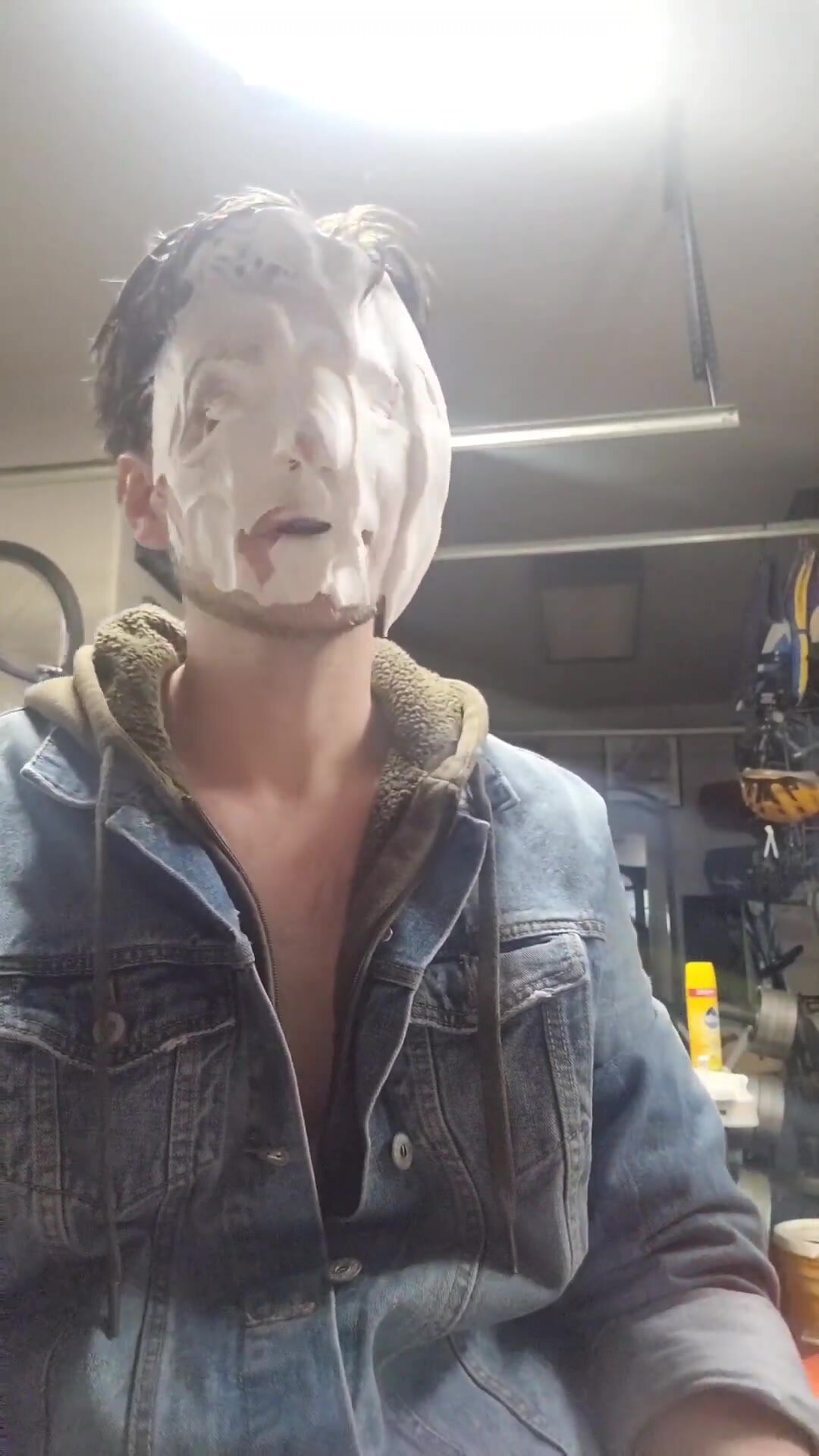 Handsome Man Taking Many Pies in the Face