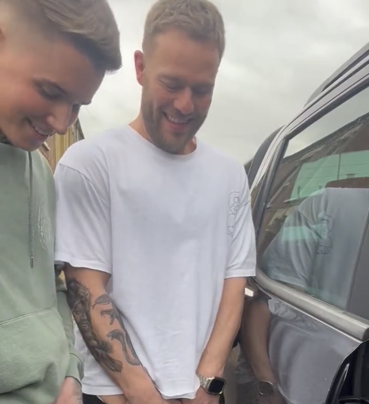 Two British Alphas Piss On You