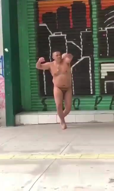naked fat guy beat