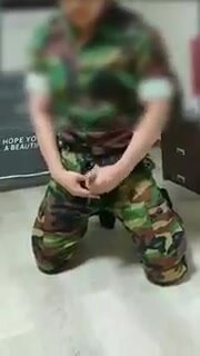 Korean military uniform jerk