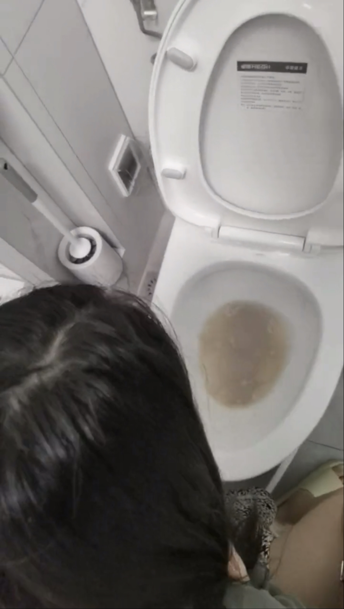 Chinese wife vomiting