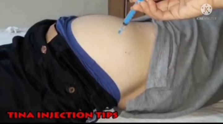 Injection for boy