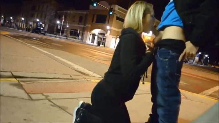 768px x 432px - Busty blonde sucking dick on the street - public porn at ThisVid tube