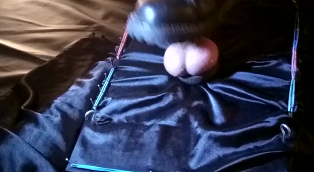 gay CBT faggot slave balls stomping