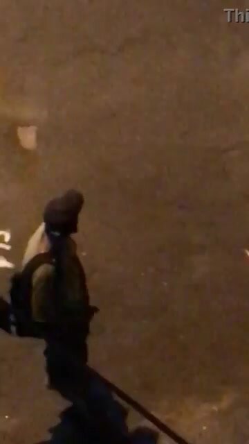 Homeless Street Jerking