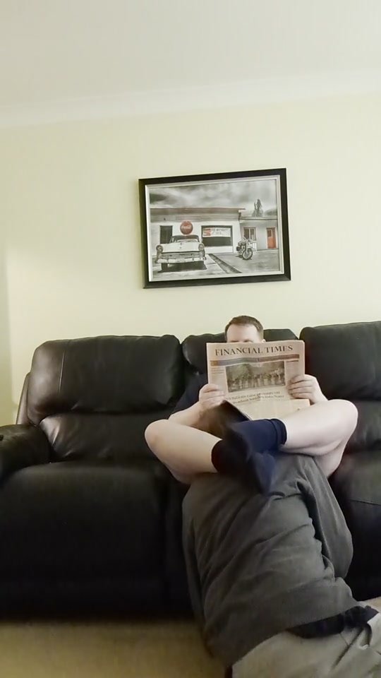 Geordiemaster sucked while reading Financial Times