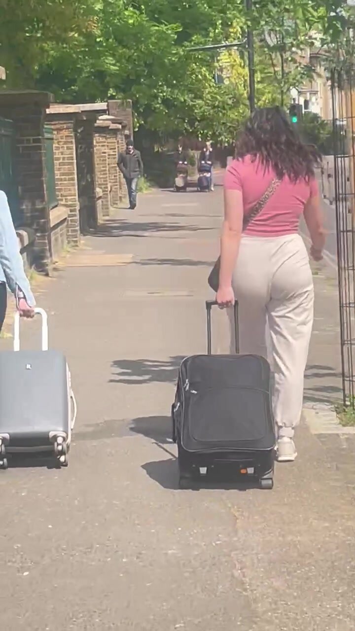Mum and daughter in tight pants