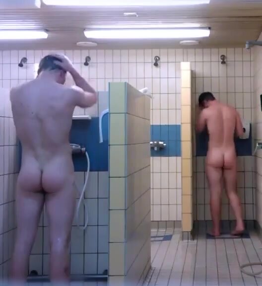 Men Showering