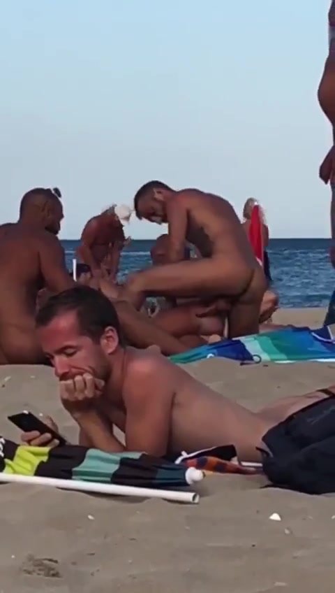 Beach gay sex
