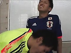 Soccer Asian Twinks Locker Room Plow