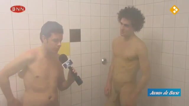 Dutch Soccer Players In The Showers v2