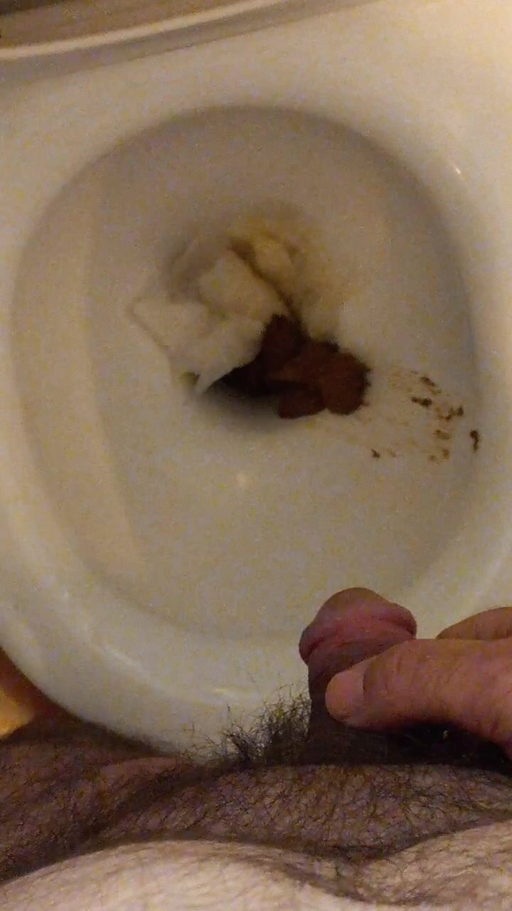 Pissing on my freshly dumped turd