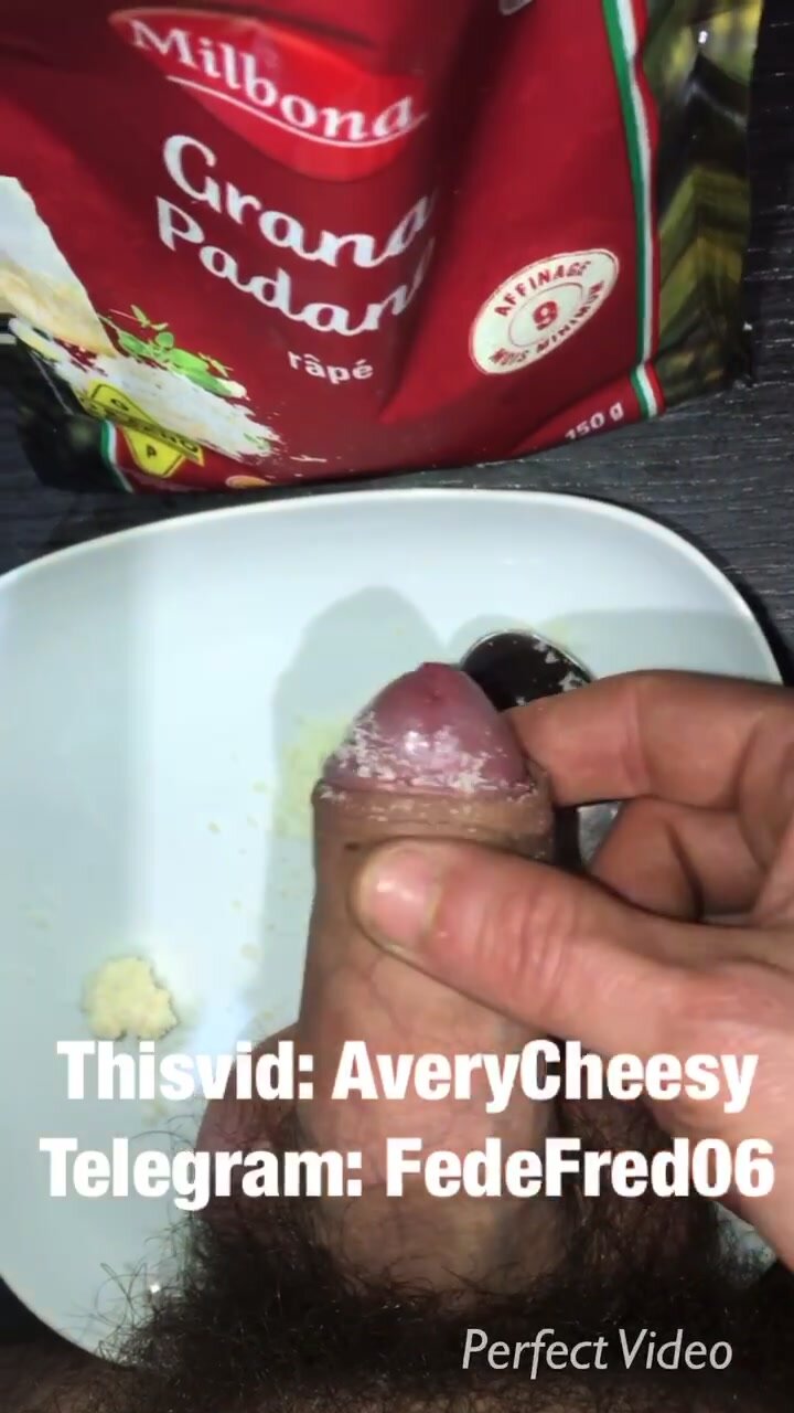AveryCheesy: Parmesan cheese on my cock