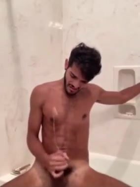 Young guy cuming huge ejaculation orgasm