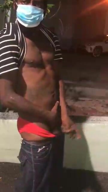 Homeless Shows Ass and Dick