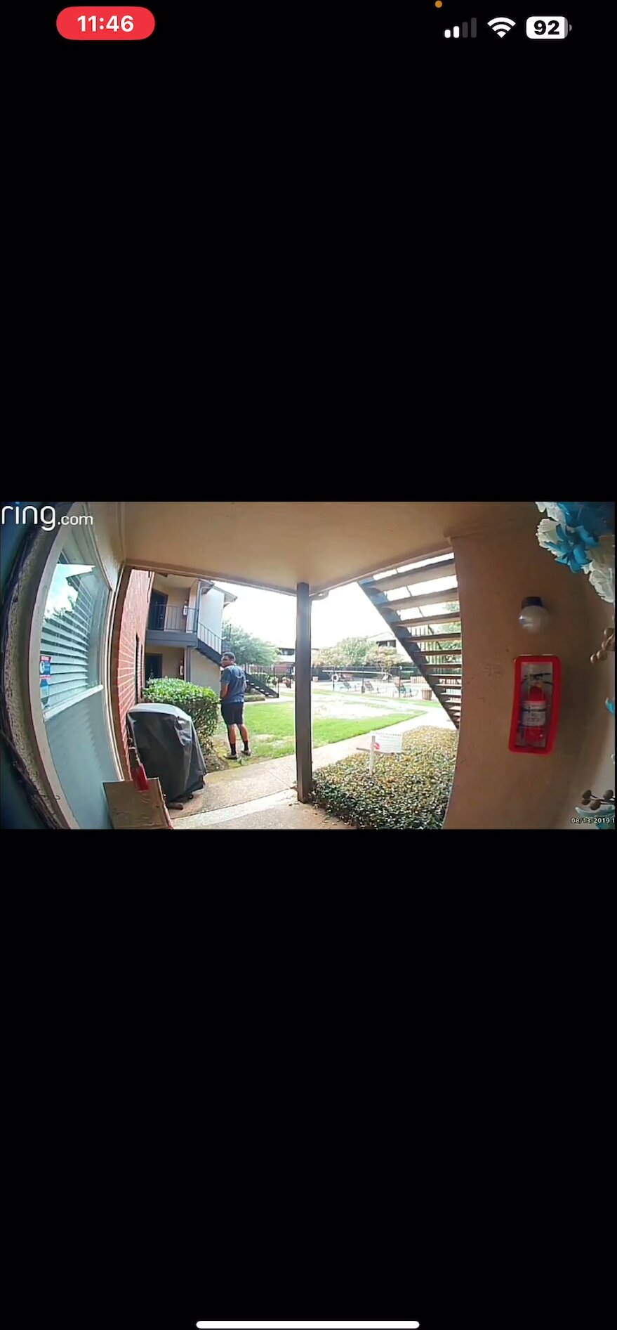 ... delivery driver pissing in clients grass