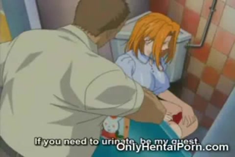 Girl Peeing On Another Hentai