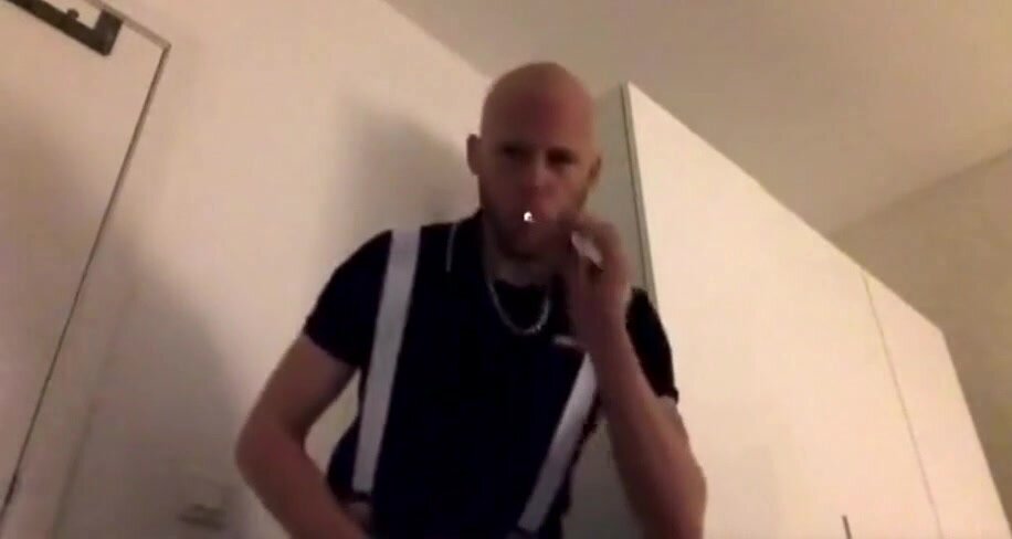 Viral skinhead smoker