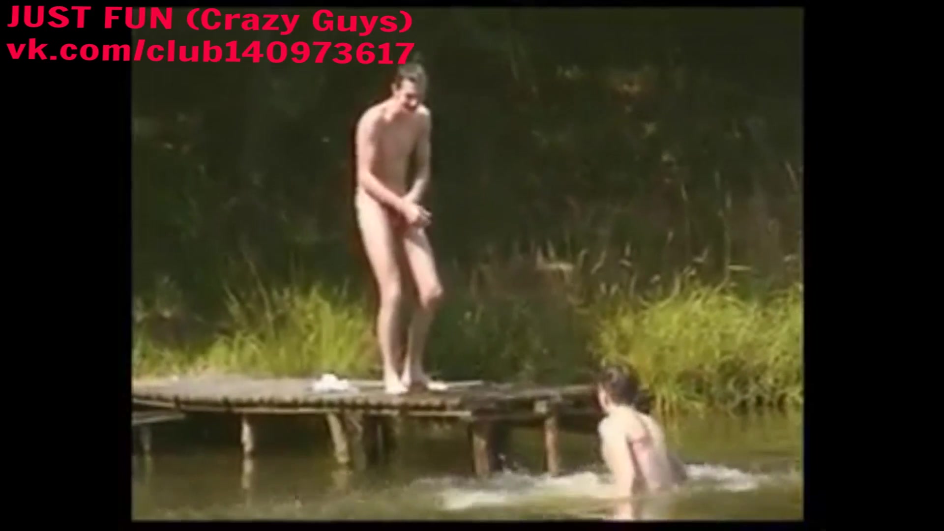 NUDIST BOYS AT THE LAKE