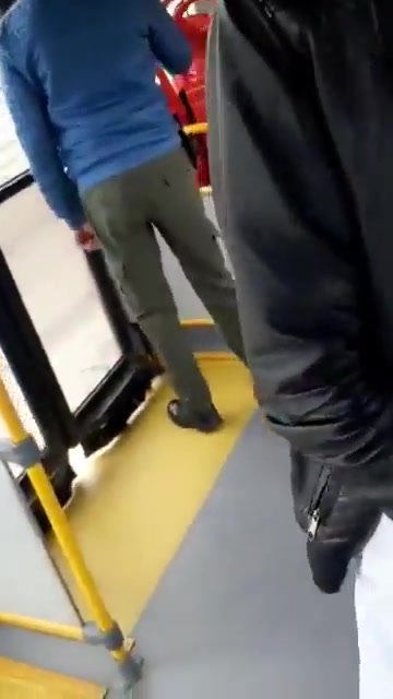 Big loads circle jerk in public transit