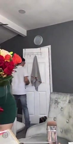 Flowers for the lady with her tit out - ENF