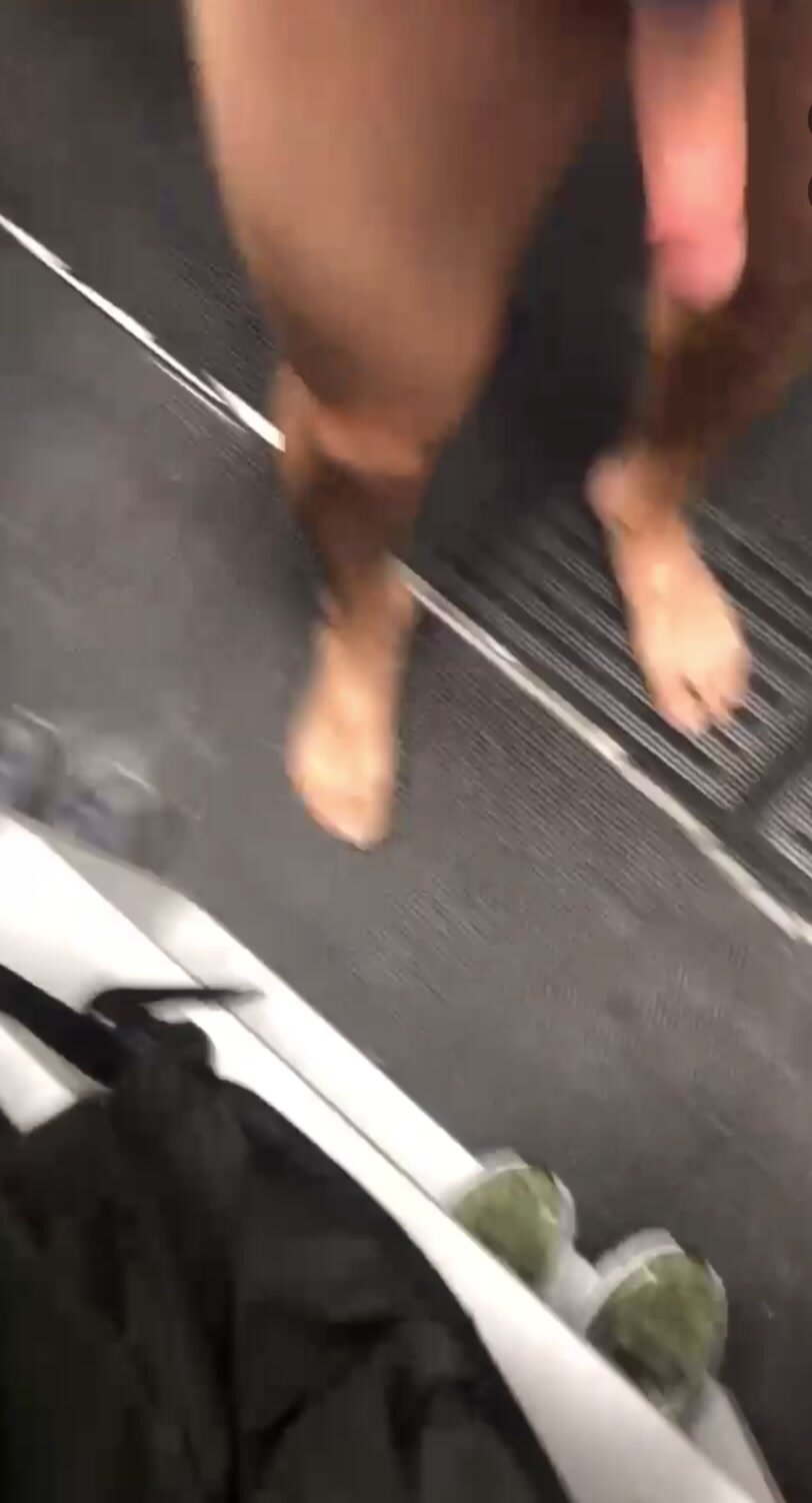 Fun in gym shower - video 2
