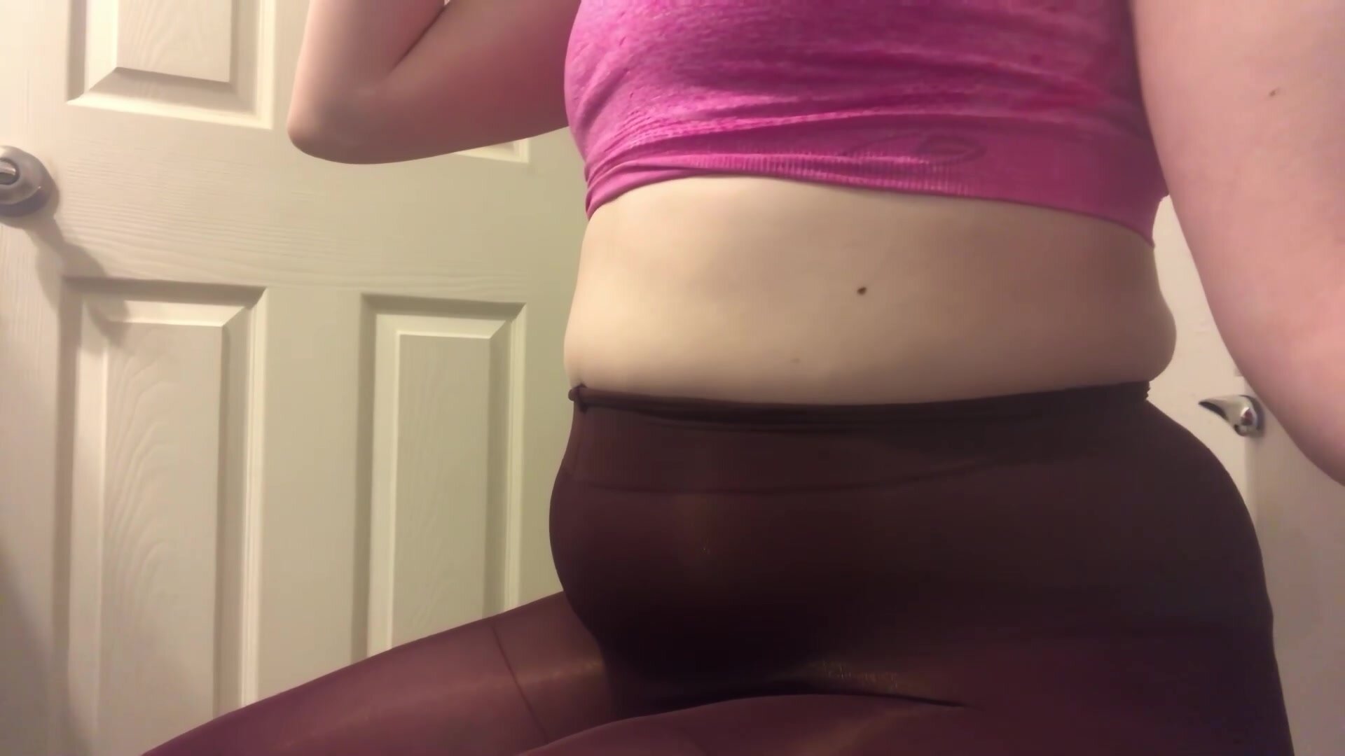 Massive Water Bloat in Tight Panty Hose