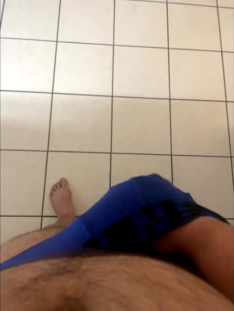 Young Chubby jerks off under his underwear