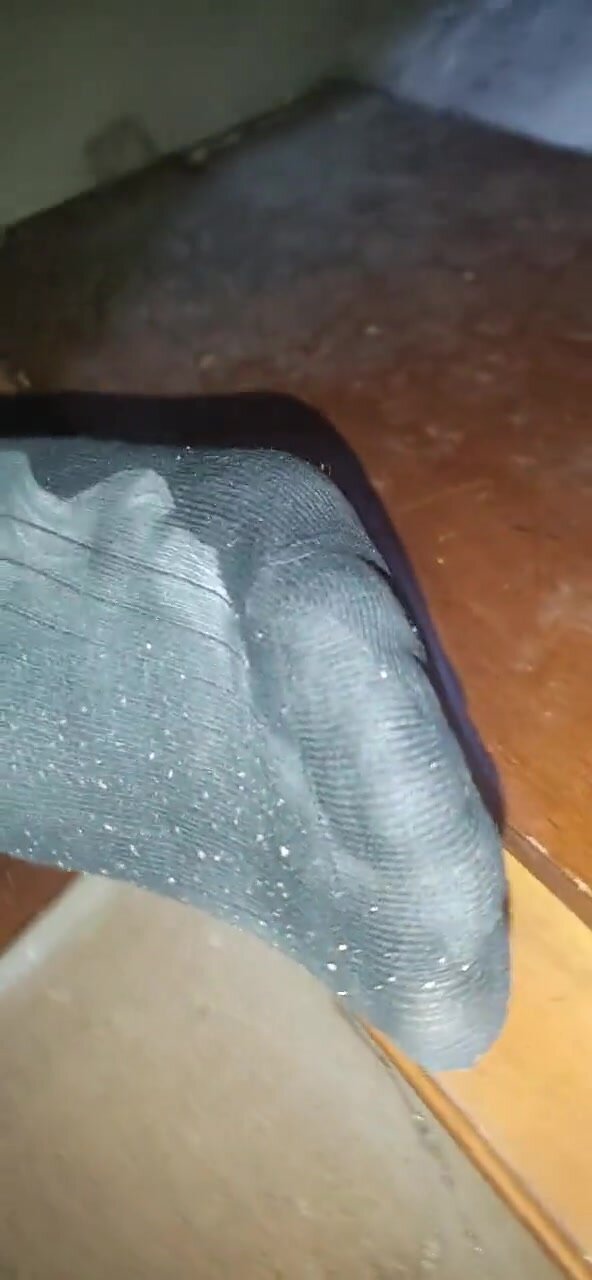 Socks so sweaty you can see steam coming off