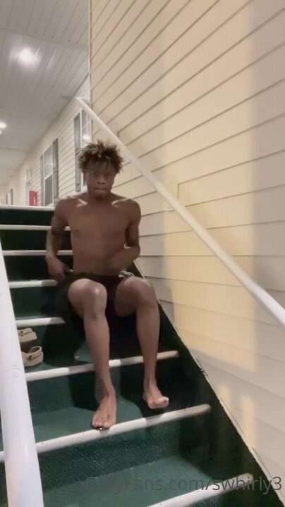 Take your clothes off and jerk in front of your apartme