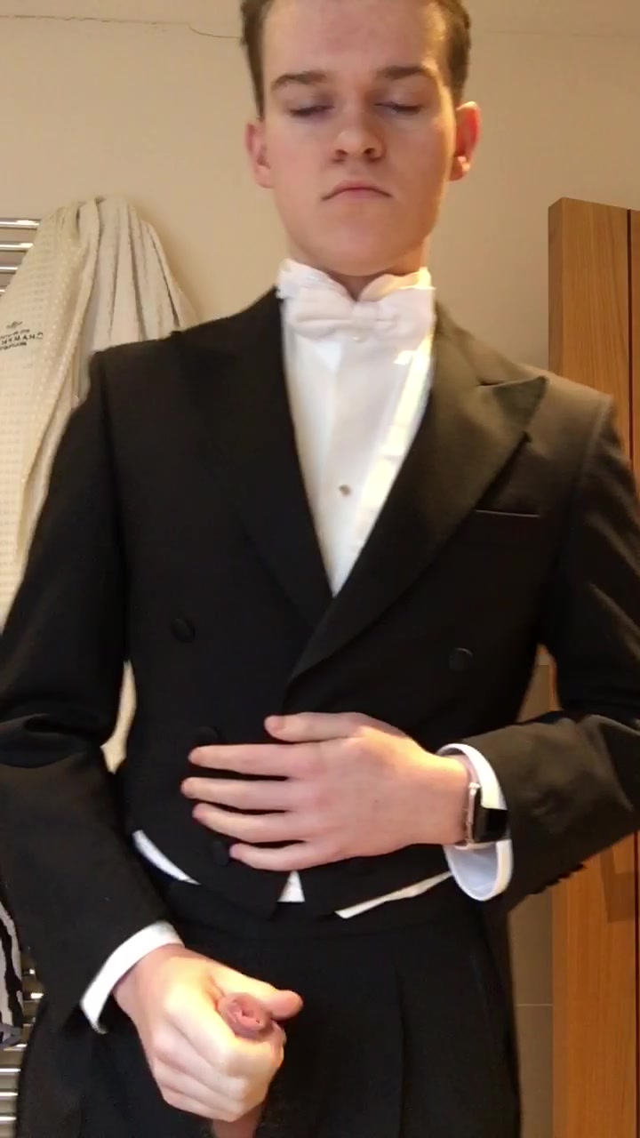 18 year old suit wank and dump part 1