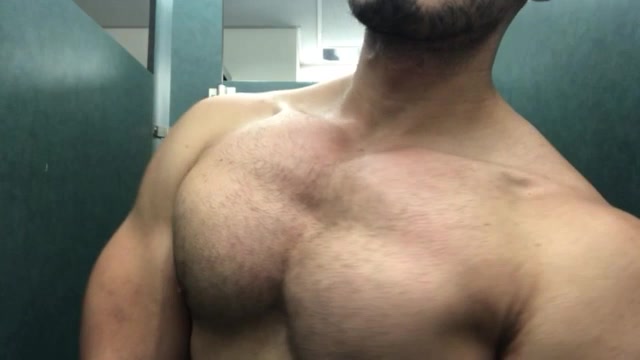 Bodybuilder chest