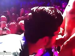 Gogo boy pisses in audience mouth